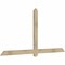 Ekena Millwork Eugene Rough Sawn Timber Gable Bracket, Douglas Fir, 84"W x 42"H x 2"D x 4"F, 12/12 Pitch GBW084X42X0204EUG00RDF - alternate 2